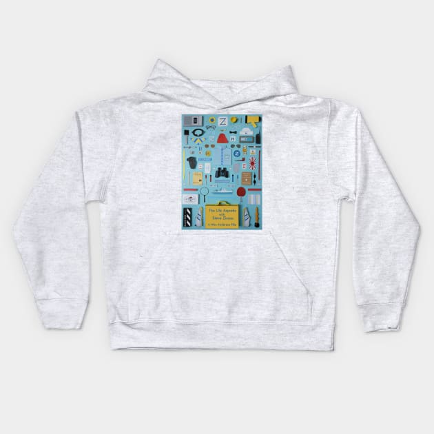 The Life Aquatic Kids Hoodie by JordanBoltonDesign